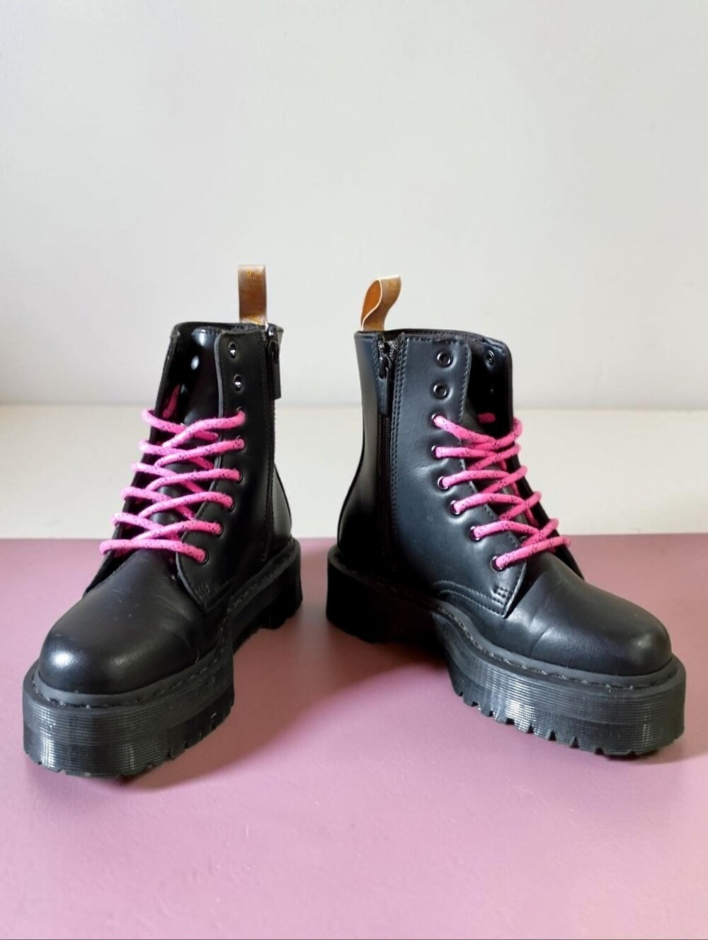 Dr. Martens V Jadon II Mono Black Vegan Platform Boots